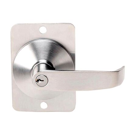 Tell Cortland Satin Chrome Entry Lever 2 in.