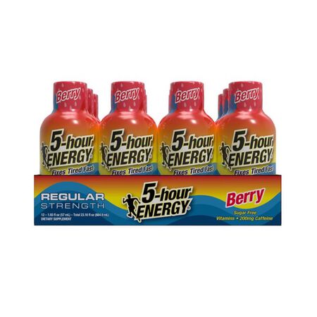 5-hour Energy RegularStrength Sugar Free Berry Energy Shot 1.93 oz