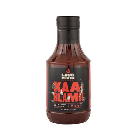 Loud Mouth KAABLAMO Hot N' Spicy BBQ Sauce 19.4 oz