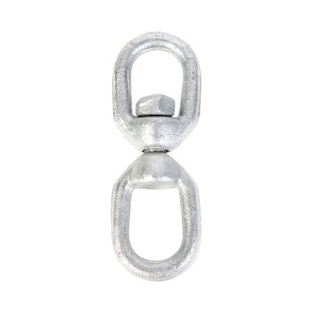 Koch Industries Hot Dipped Galvanized Forged Steel Eye and Eye Swivel 850 lb