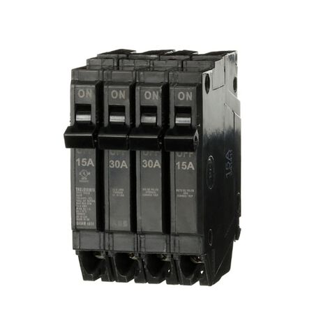 ABB 15-amp/30-amp/15-amp 4 -Pole Quad Circuit Breaker