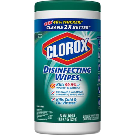Clorox Fresh Scent Disinfecting Wipes 75 pk