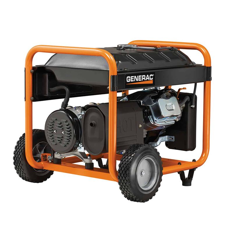Generac 6500 Watts Orange Portable Generator Stine Home Yard The Family You Can Build Around