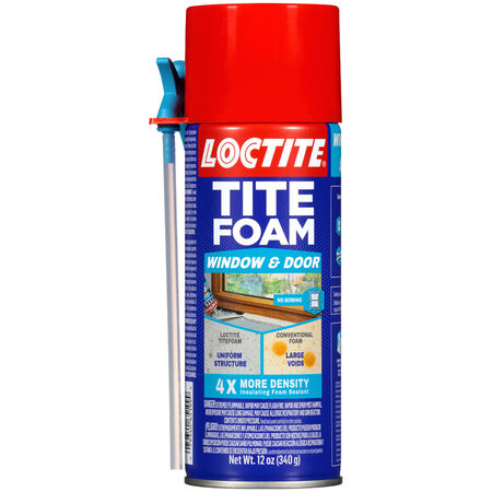 Loctite Tite Foam White Polyurethane Window and Door Foam Sealant 12 oz
