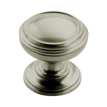 Amerock Revitalize Round Cabinet Knob 1-1/4 in. D 1-1/4 in. Satin Nickel 1 pk