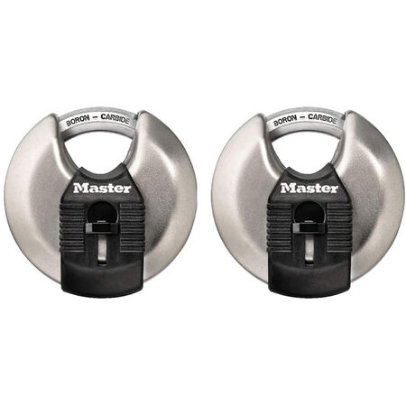 Master Lock 2-3/4 in. H X 1-13/64 in. W X 2-3/4 in. L Steel Ball Bearing Locking Shrouded Shackle Pa