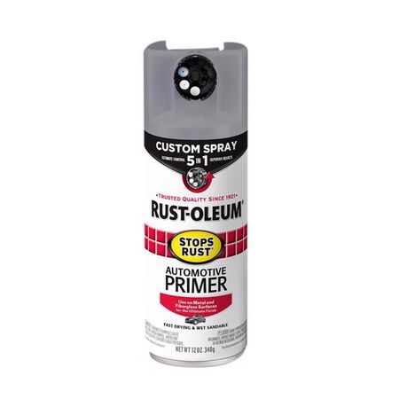 Rust-Oleum Stops Rust Flat Light Gray Primer Spray 12 oz.