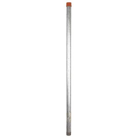 B&K Mueller 1-1/4 in. D X 48 in. L Galvanized Steel Pre-Cut Pipe