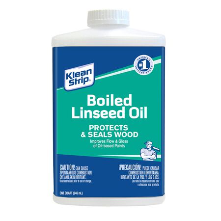 Klean Strip Transparent Clear Oil-Based Linseed Oil Modified Alkyd Boiled Linseed Oil 1 qt