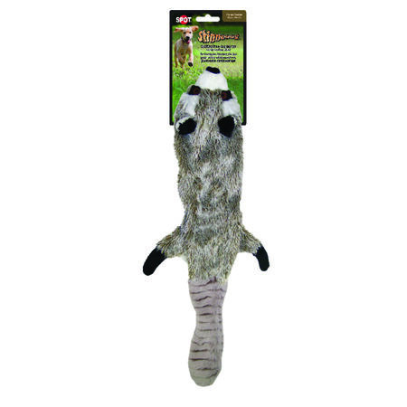 Spot Skinneeez Multicolored Plush Raccoon Dog Toy Large 1 pk