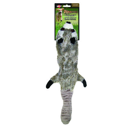 Spot Skinneeez Multicolored Raccoon Plush Dog Toy Large 1 pk