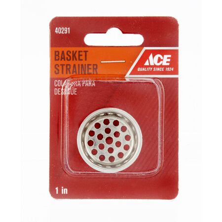 Ace 1 in. Dia. Replacement Strainer Basket Stainless Steel