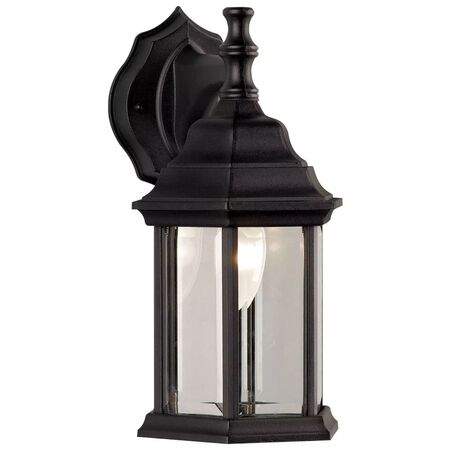 Outdoor Lantern Light 6.25 in. Black Downlight