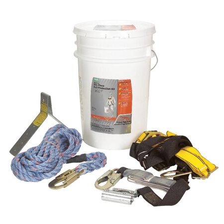 Safety Works Unisex Polyester Fall Protection Kit Assorted 1 pc