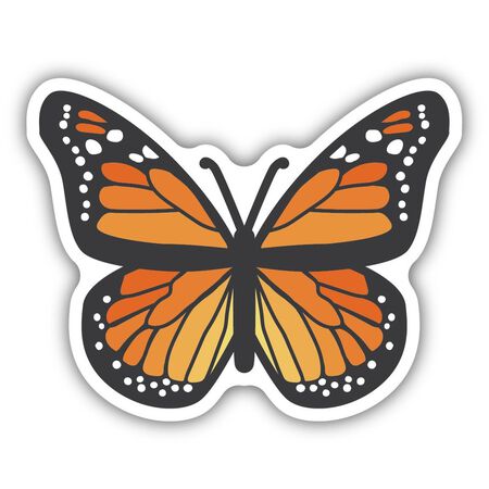 Sticker Northwest Monarch Butterfly Sticker