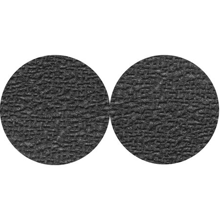 Ace Rubber Self Adhesive Non-Skid Pad Black Round 2 in. W 4 pk