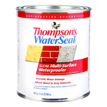 Thompson's Waterseal Clear Water-Based Multi-Surface Waterproofer 1 qt