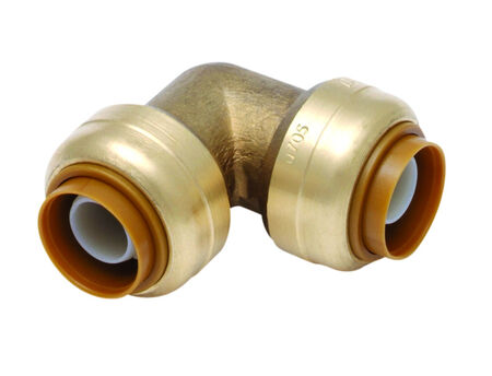 SharkBite 3/4 in. Push X 3/4 in. D Push Brass Elbow