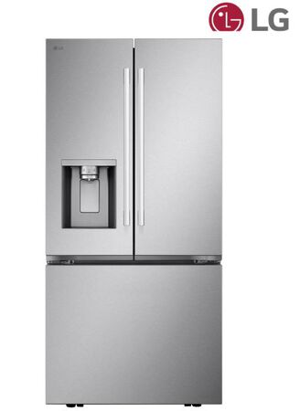 LG Counter-Depth MAX with Zero Clearance 3-Door French Door Refrigerator with Thin Door Design