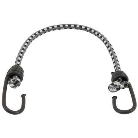 Keeper Black/White Bungee Cord 18 in. L X 0.315 in. 1 pk