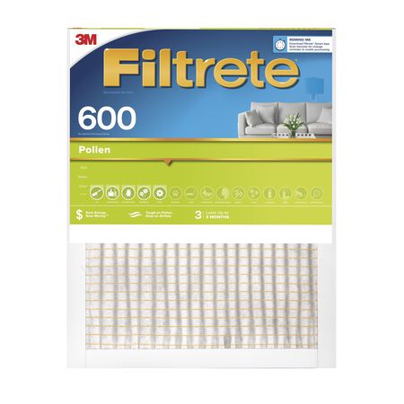 Filtrete 20 in. W X 25 in. H X 1 in. D 6 MERV Pleated Air Filter 1 pk