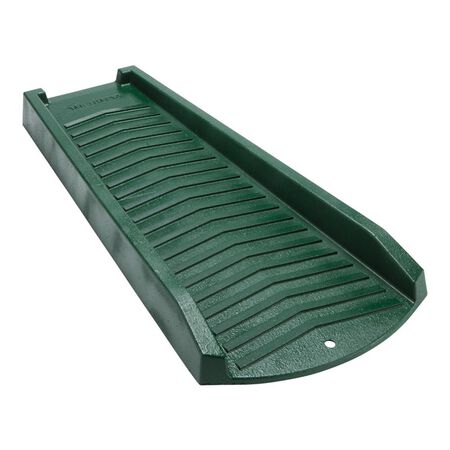 Amerimax 2.5 in. H X 11.5 in. W X 24 in. L Green Vinyl Splash Block
