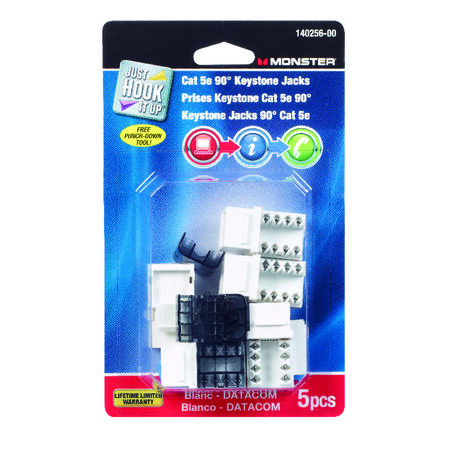 Monster Just Hook It Up Adapter 350 MHz 5 pk