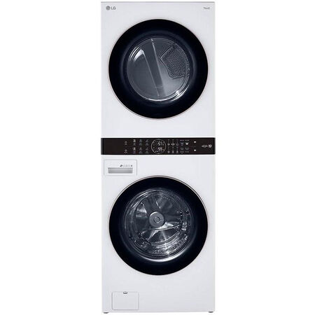 LG Single Unit Front Load LG WashTower with Center Control 4.5 cu. ft. Washer and 7.4 cu. ft. Electric Dryer