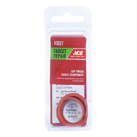 Ace Rubber Cap Thread Gasket 10 pk