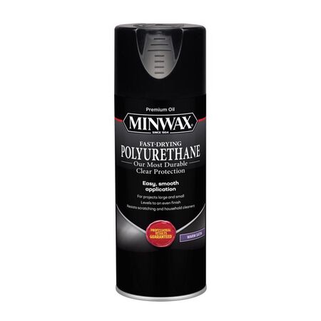 Minwax Warm Satin Clear Oil-Based Fast-Drying Polyurethane Spray 11.5 oz