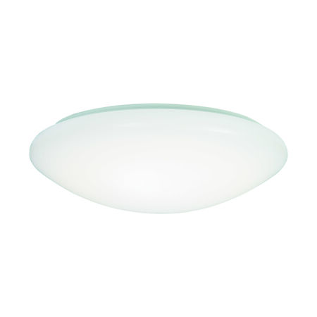 Metalux 3.4 in. H X 9 in. W X 9 in. L White LED Ceiling Light