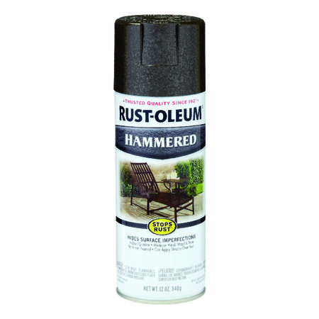Rust-Oleum Stops Rust Hammered Dark Bronze Spray Paint 12 oz