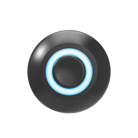 Heath Zenith Black/White Metal Wired Pushbutton Doorbell