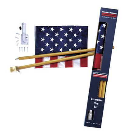 Valley Forge American Flag Kit 2-1/2 ft. H x 4 ft. W