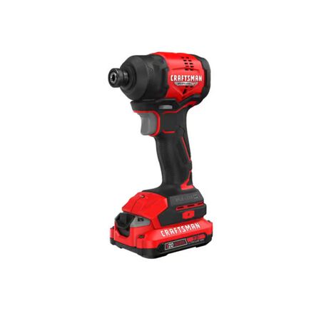 Craftsman V20 Brushless RP 1/4 in. Cordless Brushless Impact Driver Kit (Battery & Charger)