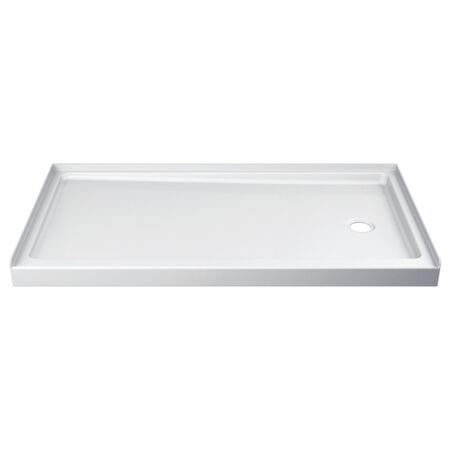 Delta Hycroft 4.5 in. H X 32 in. W X 60 in. L White Shower Base