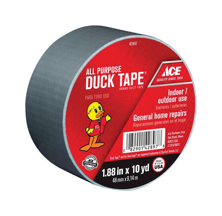 Ace 1.88 in. W X 10 yd L Gray Duct Tape