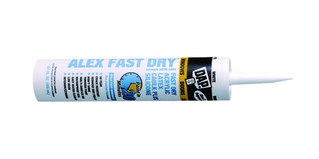 DAP Alex Fast Dry White Acrylic Latex Caulk 10.1 oz