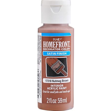 Homefront Satin Nutmeg Brown Hobby Paint 2 oz