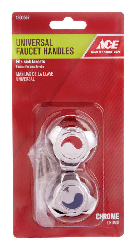 Ace Canopy Chrome Hot And Cold Universal Faucet Handle Stine