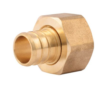 SharkBite Push to Connect 3/4 in. Barb X 3/4 in. D FNPT Brass Swivel Adapter