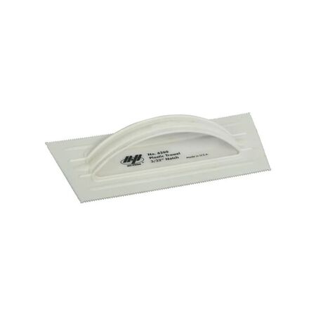 Marshalltown QLT 4-1/4 in. W X 9-1/2 in. L Plastic V Notched Trowel