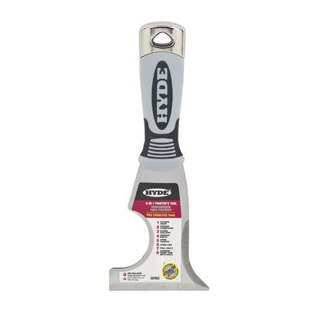Hyde Pro Stainless 3 in. W Stainless Steel Stiff Multi Tool