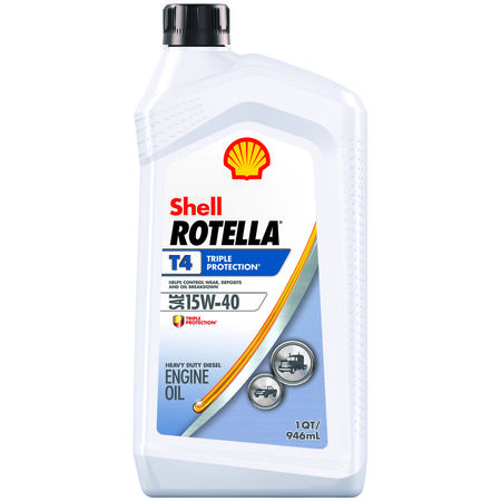 Shell Rotella T SAE 15W40 Motor Oil 1 qt.