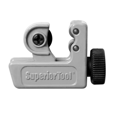 Superior Tool 1-1/8 in. Mini Tube Cutter Black/Gray 1 pc