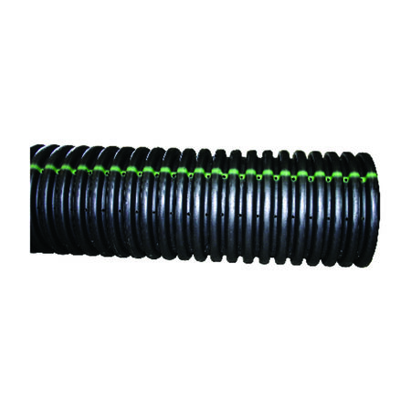 Advance Drainage Systems 4 in. D X 10 ft. L Polyethylene Slotted Perforated Drain Pipe