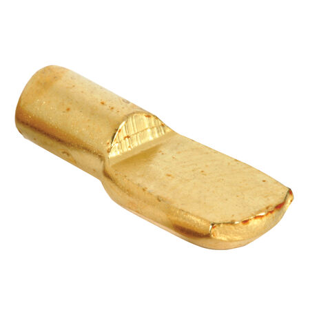 Prime-Line Gold Metal Shelf Shelf Support Peg 1/4 inch Ga. 0.44 in. L 25 lb