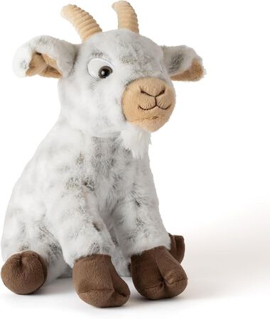 The Petting Zoo Goat Stuffed Animal Plushie, Gifts for Kids, Wild Onez Farm Animals, Goat Plush Toy 12 in.