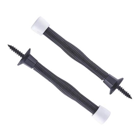 Ace 3 in. W Metal Oil Rubbed Bronze Bronze Spring Door Stop Mounts to door and wall 0 in.