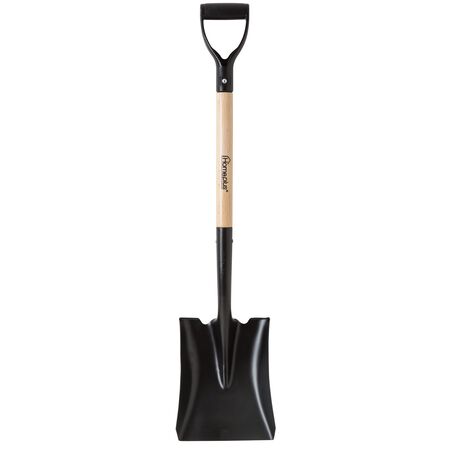 Home Plus 38.5 in. Steel Square Transfer Shovel Wood Handle